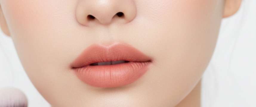 Korean lip crayon with soft matte natural lip finish