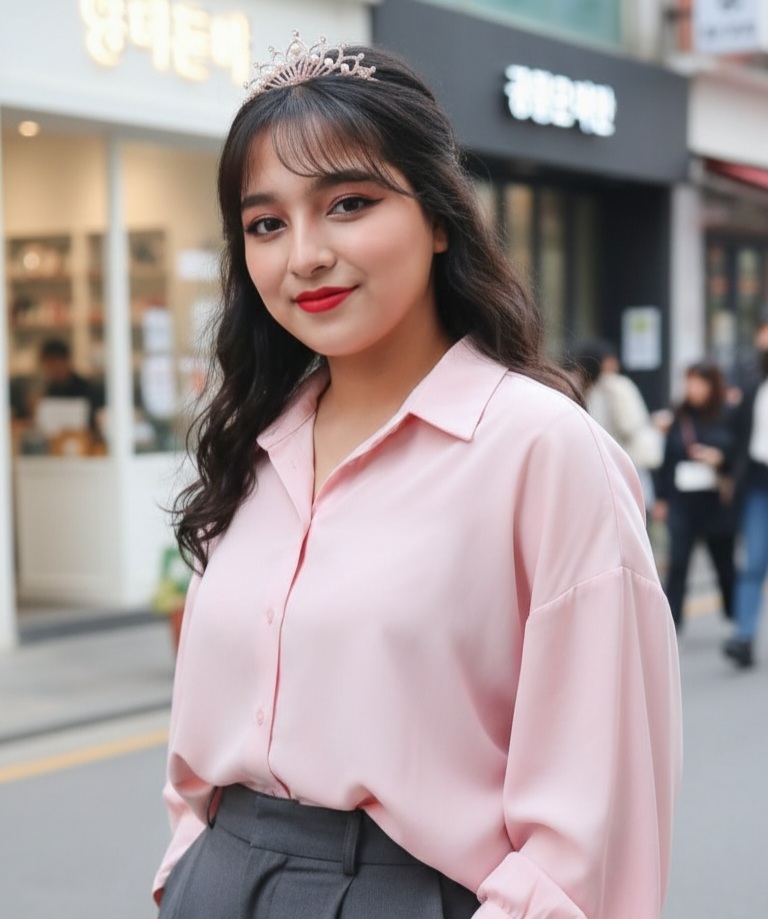 Korean style oversized shirt for women casual outfit Amazon India