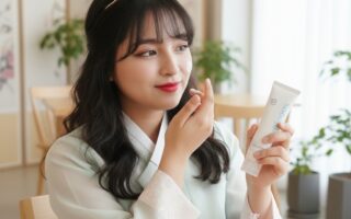 Korean glass skin achieved with simple skincare habits
