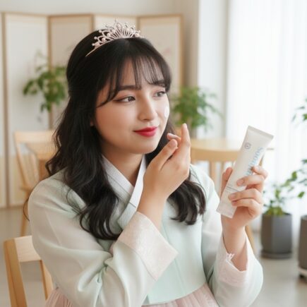 Korean glass skin achieved with simple skincare habits