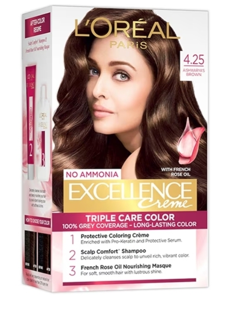 Give your grey hair a soft, elegant makeover with this ash blonde shade. It provides 100% grey coverage, nourishes your hair, and leaves it smooth and shiny. Perfect for long-lasting, professional results at home.