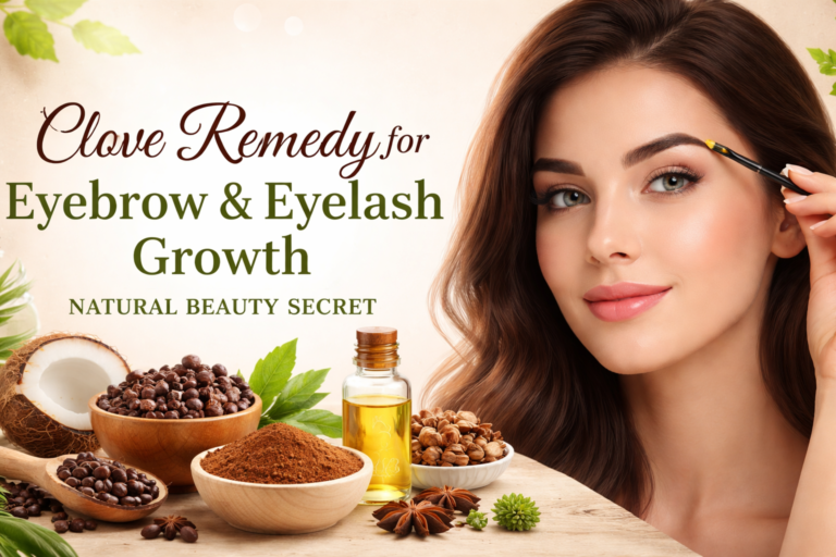Clove remedy for eyebrow and eyelash growth natural beauty treatment for thicker brows and longer lashes