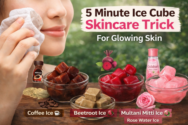 Ice Cube Facial for Glowing Skin