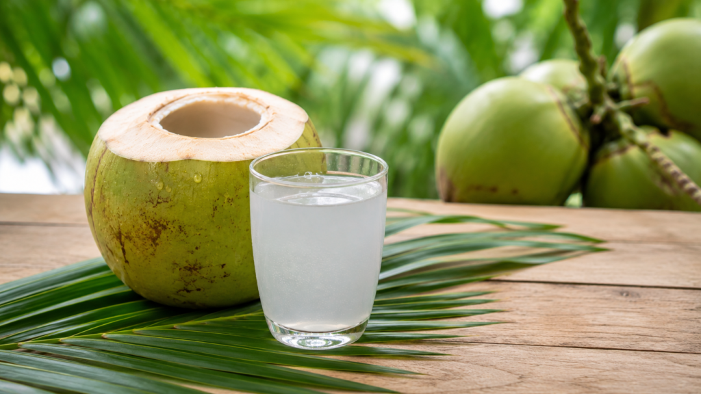 Coconut water for healthy hair and glowing skin